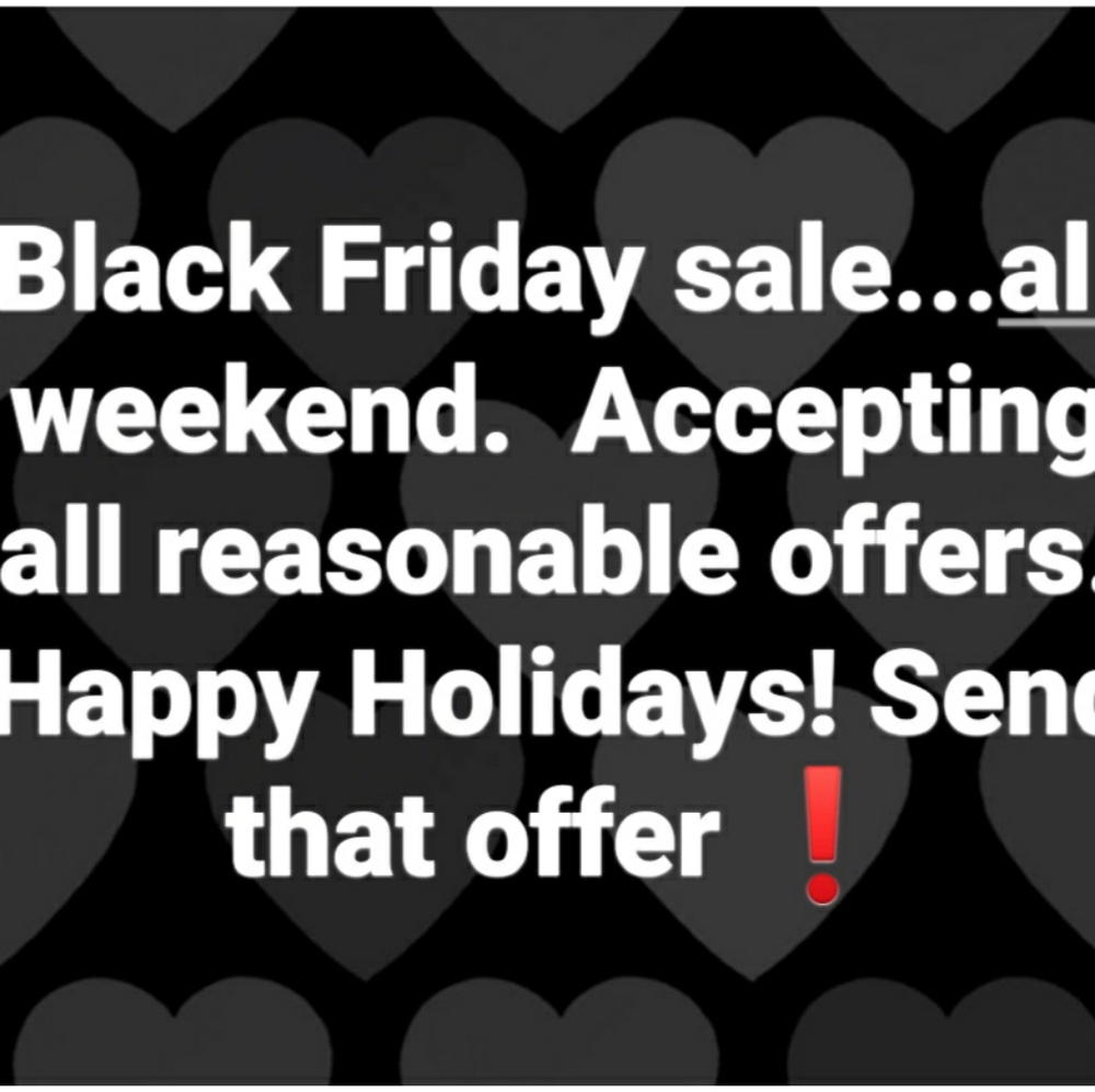 Black Friday deal! Send that offer❗